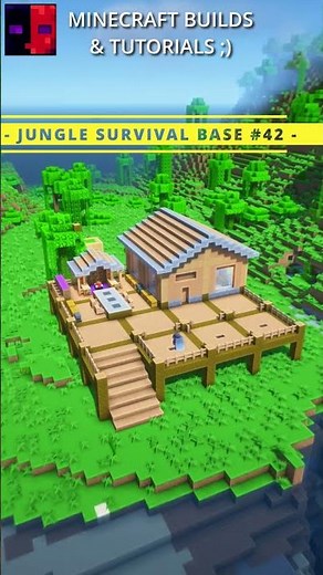 Build a Jungle Wood House in Minecraft! ;)