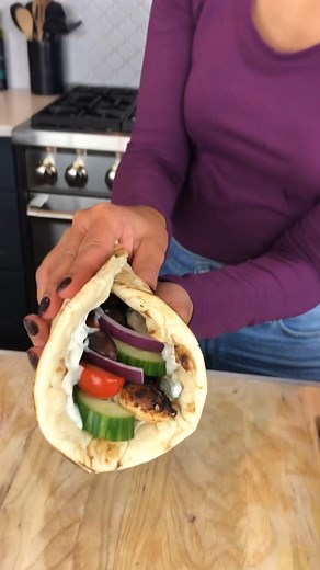 334K views · 2.3K reactions | Homemade Greek Chicken Gyro Recipe!...