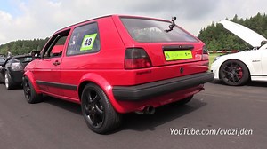 8.5K views · 120 reactions | 600HP VW Golf 2 VR6 TURBO vs Audi R8 vs...