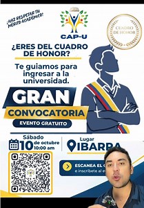 Convocatoria para #Abanderados 🇪🇨 #escoltas #portaestandartes de la ciudad de 📍Ibarra para este sábado 10/octubre 2026 a las 10:00 ✍🏼 0967140100
