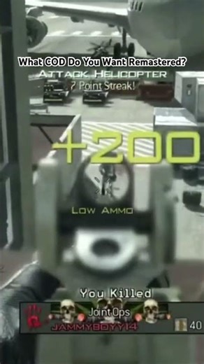 What Call Of Duty Do You Want Remastered?#mw3#cod