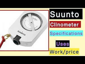 Sunnto clinometer an instrument used to measure. Sunnto. Clinometer. आनतिमापी (Aanatimapi).