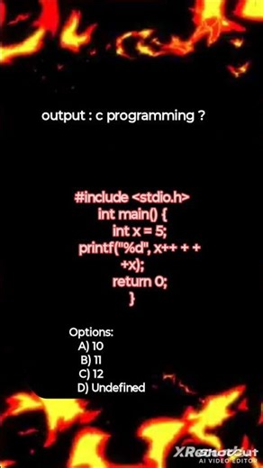 output c programming
