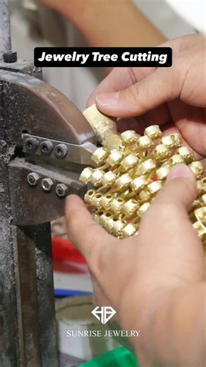 Sunrise Jewelry Manufacturer on Instagram: "Jewelry tree cutting in progress. ✨ #jewelryfactory #jewelry #jewelrymanufacturer"