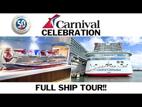 Carnival Celebration Ship Tour - Deck by Deck of the Common Areas