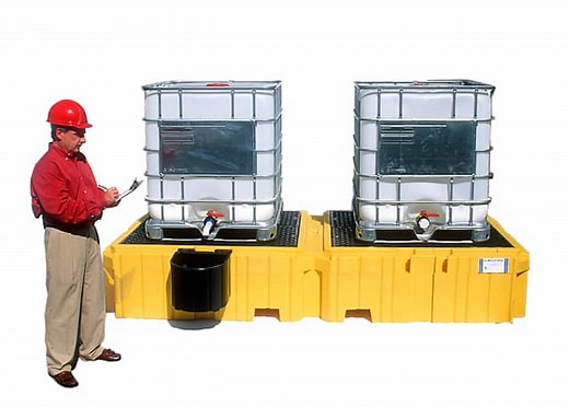 Ultra-Twin IBC Spill Pallet® - SpillContainment.com
