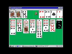 Windows 98 Longplay - Microsoft FreeCell