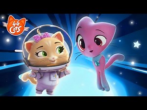 44 Cats | Pilou & The Alien Kitty! 🚀🛸 NEW FRIENDSHIP