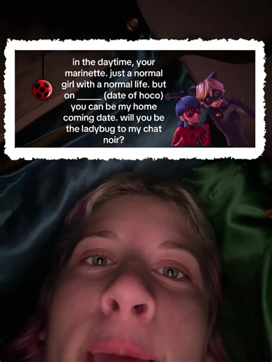 Homecoming Proposal Inspired by Miraculous Ladybug