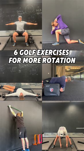 479K views · 1.2K reactions | A collection of golf exercises to improve your rotational mobility. Remember-stop working out like a bodybuilder and start training like a golfer. #golffitness #golfexercise #GolfLifeStyle | J Golf Fitness | Facebook