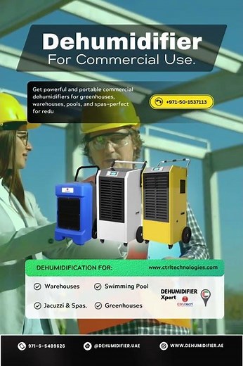 Dehumidifier for Commercial Use: Reliable Moisture Control for Businesses.