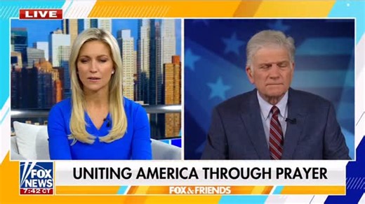 Reverend Franklin Graham is urging Americans to join a National Day of Prayer, lifting up the nation’s leaders: “OUR COUNTRY IS IN TROUBLE.” | Fox & Friends