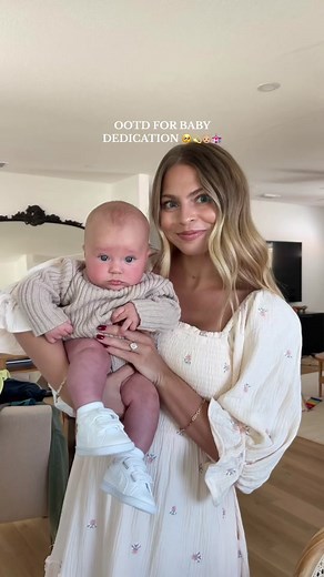 SWEET BOY got dedicated this morning!!! 😭 i love him so much it hurts 🥹💞 #newmom #firsttimemom #babydedication #baby #babyboy #ootd #sundayootd #lifestyle