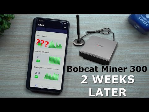 Bobcat Miner 300 ($HNT) - Results After 2 Weeks | Helium Hotspot Miner
