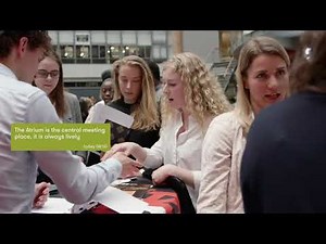 Inside the Main Buildung - The Hague University Campus Tour