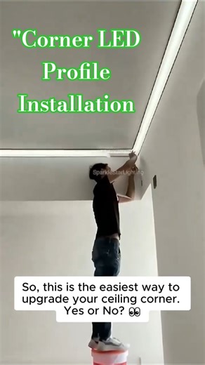 "Corner LED Profile Installation""45 Degree Aluminum LED Profile""Hw to install corner profile light