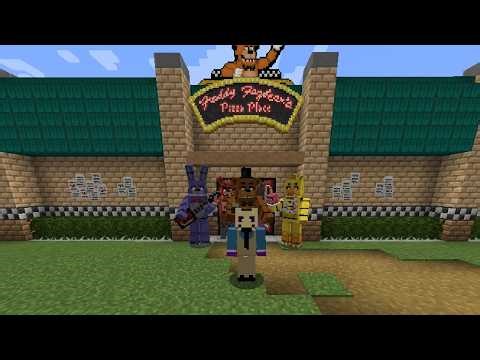 FNAF 1 Revamped ! Minecraft FNAF Management Wanted Mod
