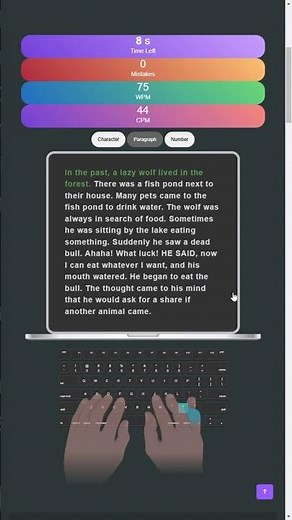 Fast English Typing Speed Test | Online English Typing Speed Test #raushantypingmaster #typingtest