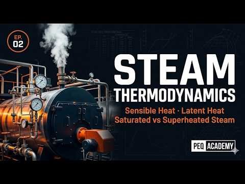 Steam Physics Unlocked: Enthalpy, Saturated vs. Superheated Explained | PEQ Academy