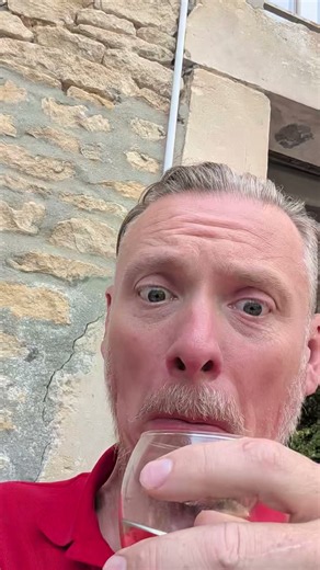 week away from work. air b&B in France. £2.50 bottle of wine. yeah my face shows the verdict.