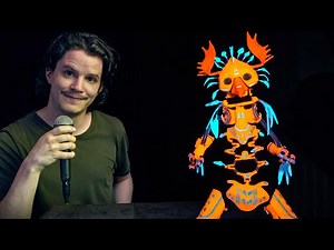 GLOWING Feathery Puppet