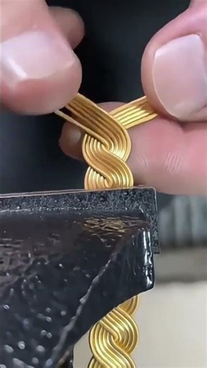 bending a brass wire into the desired shape with perfect results