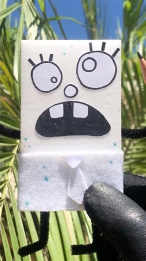 Making DoodleBob ✏️ #spongebob #doodlebob #toys #artsandcrafts #happyhalloween #art #nickelodeon