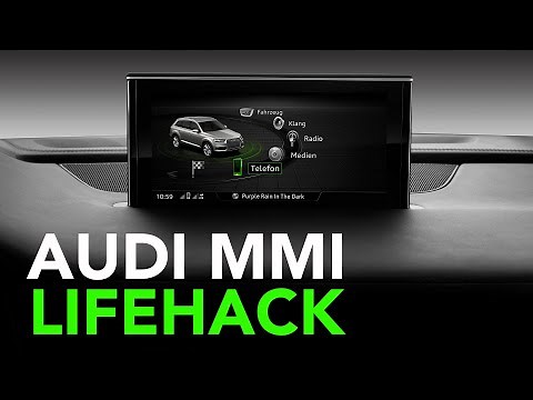 Diesen Audi-MMI-LIFEHACK sollte JEDER Audi-Fahrer kennen!