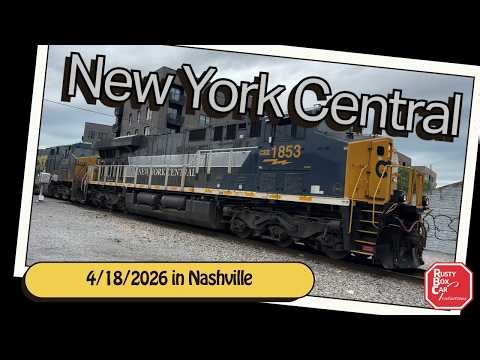 New York Central State of Mind - CSX 1853 on Freight Train I125-18 in Nashville, Tennessee 4/18/2026