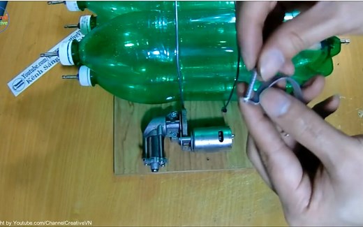 教你制作一个非常屌的电动打气泵