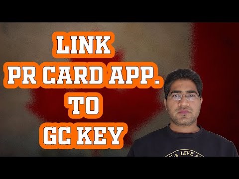 How to Link PR card application to GC Key?