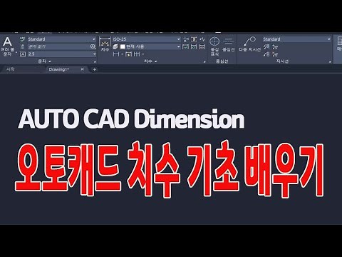 Learning Basic AutoCAD Dimension Functions (Autodesk Autocad Dimension Lectures)