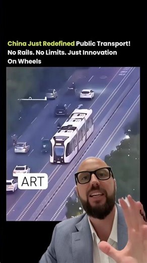 This Is Not a Tram: China’s Trackless Public Transport Explained #FutureMobility #SmartCities