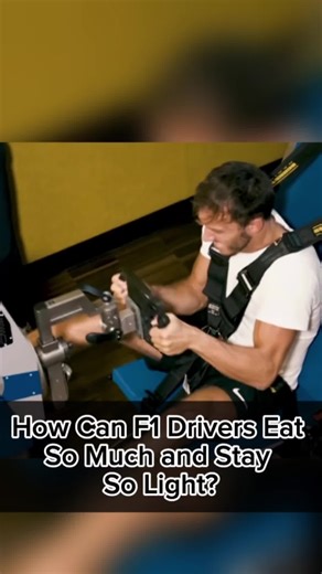 How Can F1 Drivers Eat So Much and Stay So Light? 🏎 #f1 #Formula1 #athlete #calories