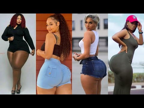 Top Curvy Models African // Plus Size Model // ASMR Fashion
