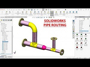 SolidWorks Pipe Routing Basic Tutorial