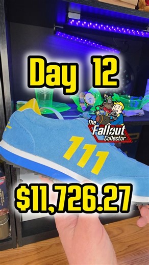 Day 12 of appraising my ENTIRE Fallout Collection. Today we have the Vault 101 and Vault 111 shoes from Bethesda, and the Bull Airs Fallout shoes. #Fallout #falloutfit #vault101 #vault111 #bullairs #thefalloutcollector #collectiontour | The Fallout Collector