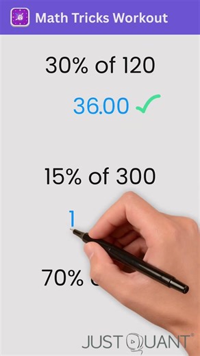 Math Tricks - Percentage Tricks - Simplification Tricks - Mental Math Hacks - JustQuant #mathtricks