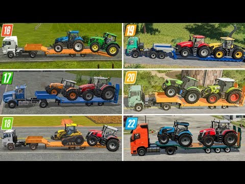 Fs16 Vs Fs17 Vs Fs18 Vs Fs19 Vs Fs20 Vs Fs22 Vs Fs25 | Vehicles Loading & Transfer | Timelapse