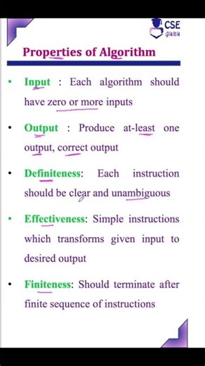 Properties of Algorithm #cseguru #algorithmdesign #algorithm #algorithms #properiesofalgorithm