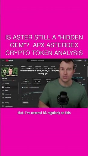 Is Aster Still A "Hidden Gem"? 🤩 APX Asterdex Crypto Token Analysis