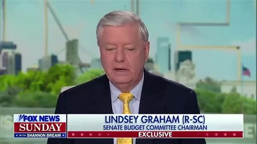lindsey graham this morning speaking on fox news sunday. he has been slurring his words for days now. | Andrew Stopher