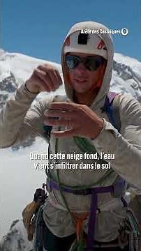 On Mont Blanc, glaciers are melting before our eyes - #rtbf #shorts
