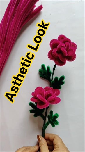 Don’t Throw Pipe Cleaners… Make THIS Instead! 🌼 #shorts #diy