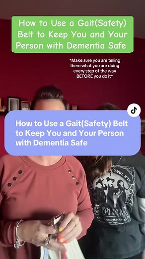 Using a Gait Belt for Safe Mobility with Dementia Care