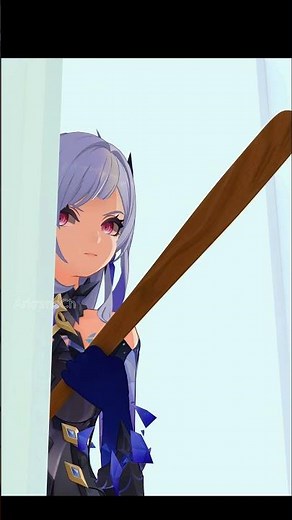 Skirk almost caught Childe💀#genshinimpact #shorts #memes