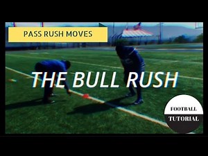THE BULL RUSH - Pass Rush Moves - Defensive Line Drills - American Football Tutorial