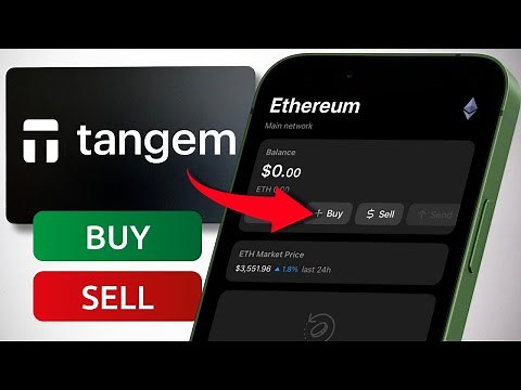 How To BUY & SELL Crypto With Tangem Wallet