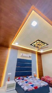 Pvc interior badroom 🏠💯🔥 @pvc__ceiling__1 #pvcinteriors #badroomdesign #pvcpanel | Pvc Ceiling