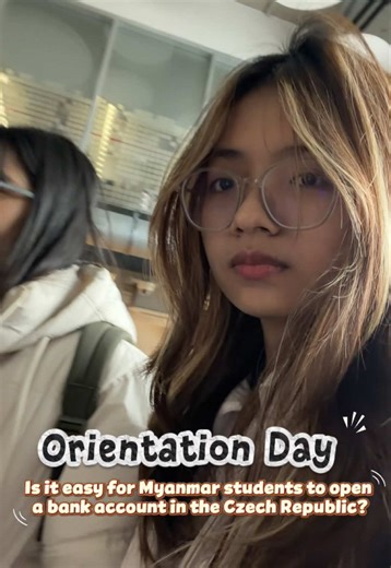 ကျောင်းတက်တာ thrid week လောက်ရောက်မှ တင်ဖြစ်တဲ့ orientation day #fyp #vlog #burmese #tiktokmyanmar #czechrepublic